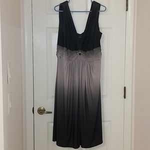 Black and grey ombre dress